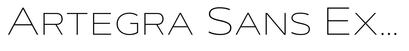 Artegra Sans Extended SC Thin